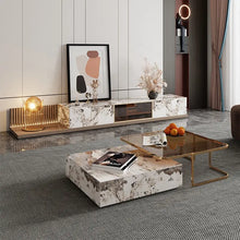 Cargar imagen en el visor de la galería, Modern Design Italian Style Luxury Gold Coffee Table
