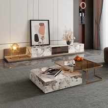 Charger l&#39;image dans la galerie, Modern Design Italian Style Luxury Gold Coffee Table
