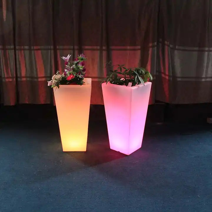 LED-Blumentopf, beleuchtet, LED-Blumentopf-Dekoration, farbenfrohe LED – La  Moderno
