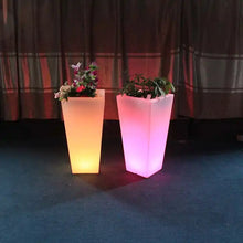 Lade das Bild in den Galerie-Viewer, Led Pot Light Up Led Flower Pot Decoration Indoor Colorful Led Light Flowerpots
