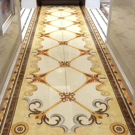 600X600 Living room polished crystal carpet Tiles 800X800 Entrance aisle European style luxury restaurant Floor tiles puzzle