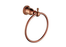 Load image into Gallery viewer, Rose gold wall mounted stainless steel bathroom accessories set
