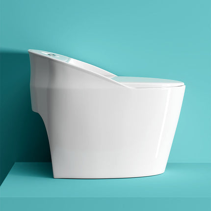 New Design Modern Bathroom Dual Flush Floor Mounted One Piece Ceramic Wc Toilet Commode
