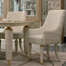 Cargar imagen en el visor de la galería, Luxury marble dining table set 6 seater/ 8 Seater Solid Wood Frame

