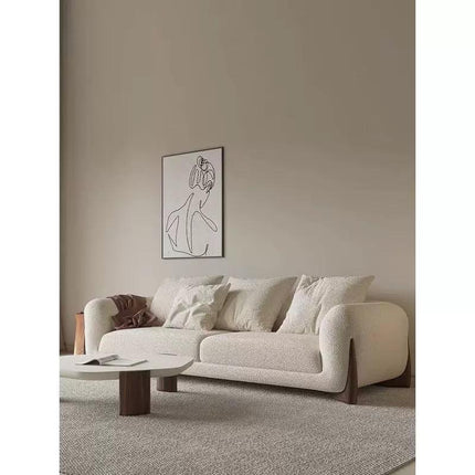Modern Design Modular Velvet Sofa Set with Wooden Legs Custom Beautiful Living Room Sectional for Hotels and Villas