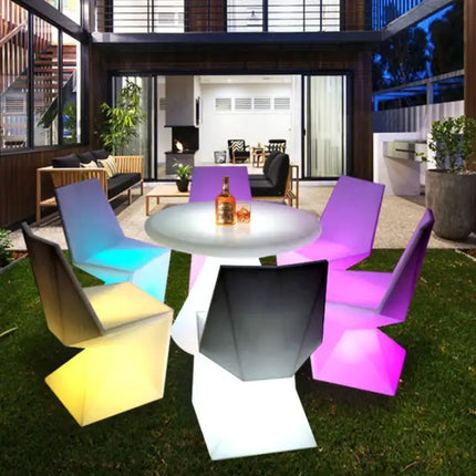 RGB Color Changing Cylinder Shaped Counter Bar Illuminated Waterproof Led Bar Counter for Night Club