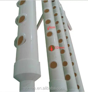 Hydroponics Nft System with 36/54/72/108 Holes Kits,Vertical Hydroponic Growing Systems PVC Tube Plant Vegetables