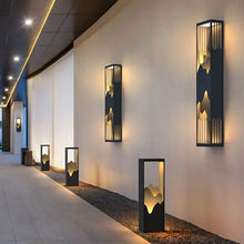 Charger l&#39;image dans la galerie, Retro Landscape Wall LED Lights  Waterproof IP65 Garden Gate Lights
