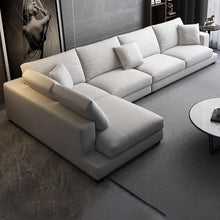 Load image into Gallery viewer, Modern Sectional Sofas with Reversible Chaise L-Shape Feather
