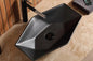 Rectangular Black Matte Undermount Lavatory Wash Basin Porcelain