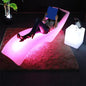LED LIGHTING Modern Ledge Sun Lounger Swimming Pool Poolside