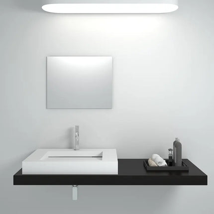 Wash Basin Bathroom Vessel Sink with Slope Design