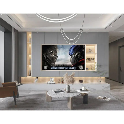Modern Wooden Solid Wood Luxury High Gloss Custom Color Heat Insulation TV Cabinet for Living Room Hotel Apartment