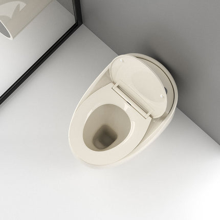 Modern Siphonic One Piece Milky White Elegant Toilet Bowl for Bathroom