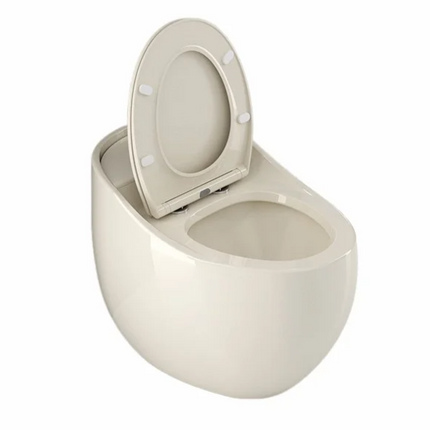 Modern Siphonic One Piece Milky White Elegant Toilet Bowl for Bathroom