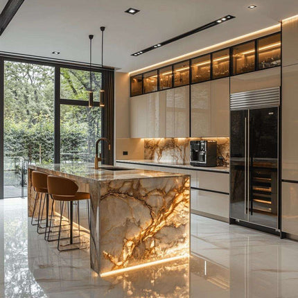 Modern Shaker Kitchen Cabinet Lacquer Finish Customizable Furniture for Property Developers Factory Manufactured Backsplash