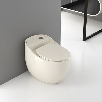 Modern Siphonic One Piece Milky White Elegant Toilet Bowl for Bathroom