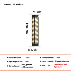 European Designed Outdoor Waterproof Wall Gate Led Lights