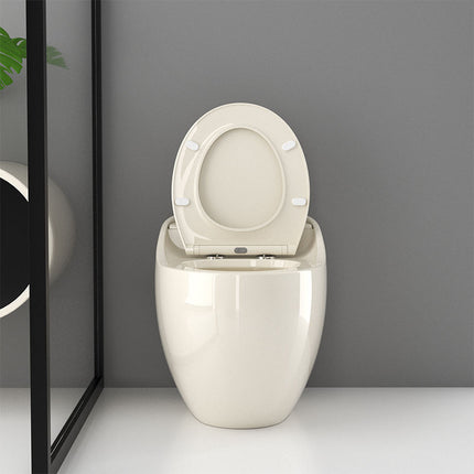 Modern Siphonic One Piece Milky White Elegant Toilet Bowl for Bathroom
