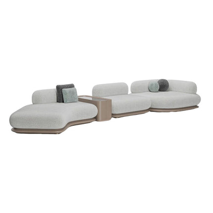 Modern Sitting Room Home Furniture Luxury Design Italian Sectional Sofa Set Furniture Villa Living Room Couches