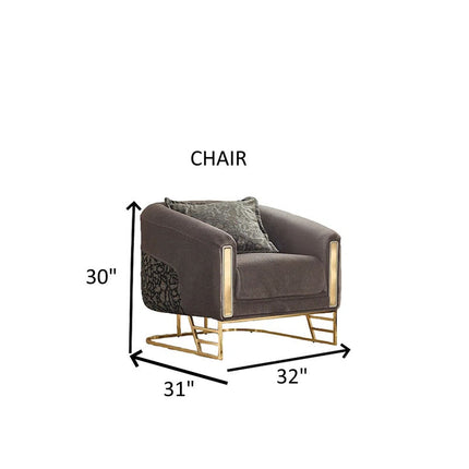 Furniture Velvet Upholstered Living Room Sofa Set Stainless Steel Sofa Leg Chesterfield Couch Set Furniture