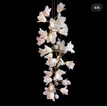 Загрузить изображение в средство просмотра галереи, Luxury Chandelier Home Leaves Ceramic Ginkgo Leaf
