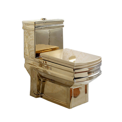 Bathroom Wc One Piece Golden Toilet Seat Toilets Gold Luxury Toilet