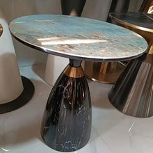 Cargar imagen en el visor de la galería, Luxury Modern Blue Smart Side Table
