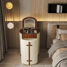 Charger l&#39;image dans la galerie, Cosmetic Table Nordic Small Dresser Bedroom Simple Solid Wood Storage
