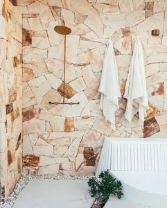 Natural Sandstone Exterior Stone Wall Cladding For Feature Walls And Retaining Wall