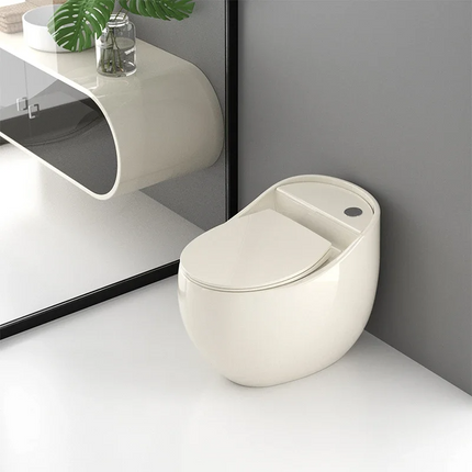 Modern Siphonic One Piece Milky White Elegant Toilet Bowl for Bathroom