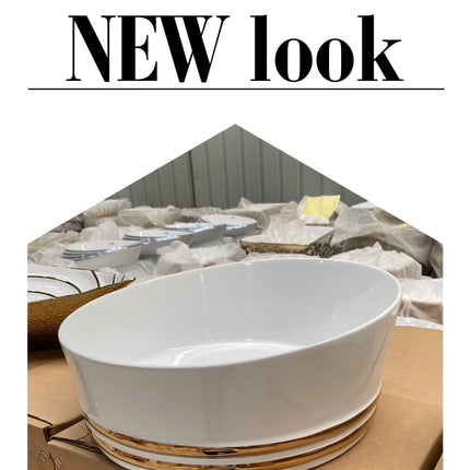 Modern Luxury Wash Basin Golden Art Basin