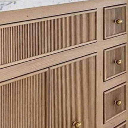 Customized Wood Veneer Redeed Modern Design Kitchen Cabinet With Island Elegant High Quality Graceful Furniture Accessories