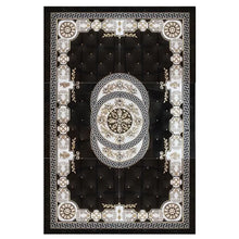 Cargar imagen en el visor de la galería, 1200*1800 Luxury black red gold plated sliver plated ceramic tiles for living room carpet puzzle tiles for floor(6 in 1)ceramic
