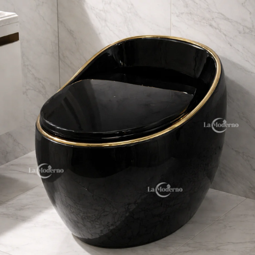 Black trash bin with gold rim on a marble floor, brand 'La Moderno' visible

black gold toilet bowl
luxury toilet bowl
porcelain toilet bowl
hotel toilet bowl
decorative toilet bowl
black gold bathroom toilet
luxury ceramic toilet
modern toilet bowl
high end toilet bowl
designer toilet bowl
black gold electroplated toilet bowl
luxury porcelain wc toilet
hotel grade ceramic toilet
black and gold bathroom toilet
luxury designer toilet bowl