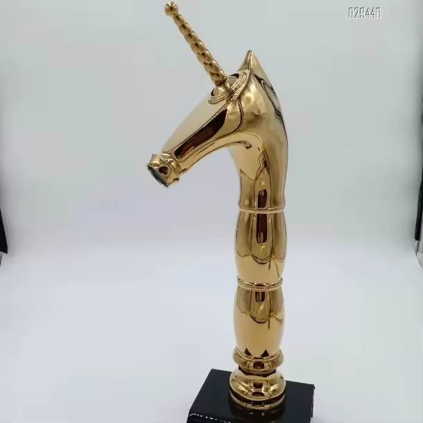 Luxury Faucet made with Electroplated Gold, Brass and Copper