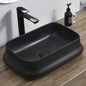 Modern Roca Style Matte Black Art Wash Basin Countertop Black Basin