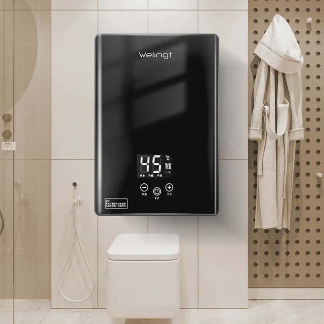 Instant Electric Water Heater Smart Digital Display Modern Bathroom Essential