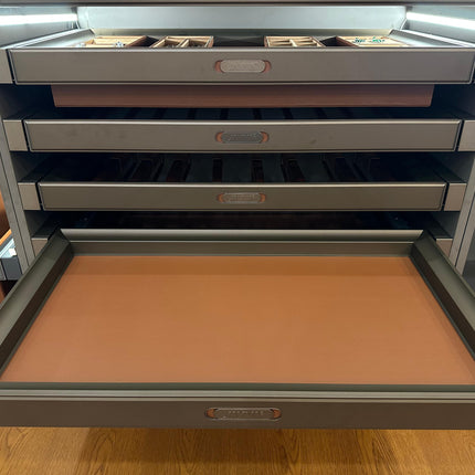 Modern Aluminum Alloy Shallow Basket Organizer