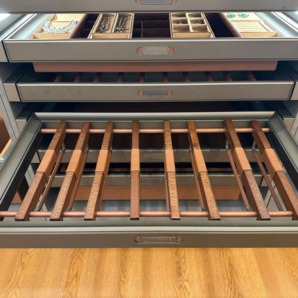 Solid Wood Pants Hanger – Aluminum Alloy Wardrobe Organizer