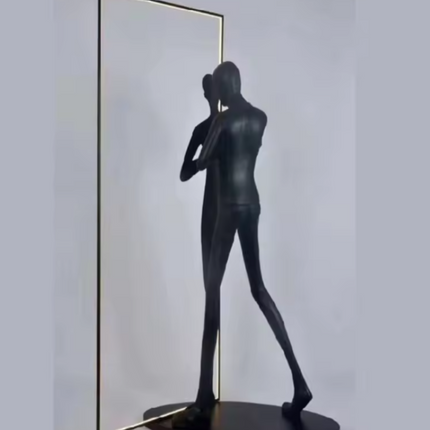 Art Decoration Fiberglass Resin Modern Statue Lighting Sculpture Home Decor Living Room