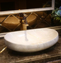 European Artistic Marble Porcelain Basin Modern Style Edition