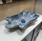 marble sink basin bathroom porcelain marble blue design italian american style basin