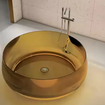 European Style Design Luxury Pure Resin Sanitary Wash Basin