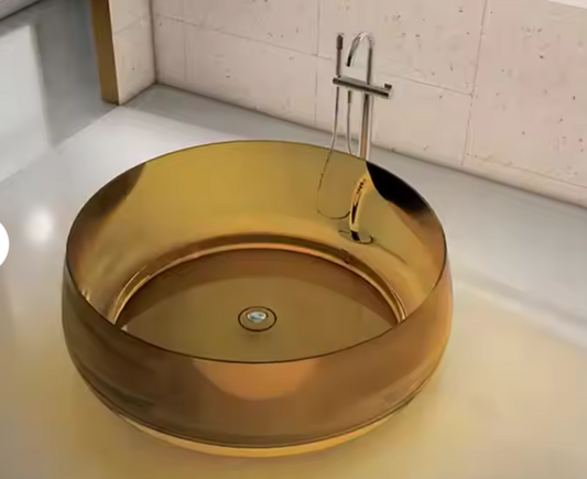 European Style Design Luxury Pure Resin Sanitary Wash Basin