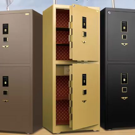 ISO-zertifizierter digitaler Fingerabdruck-Tresor mit Feuerschutz – Robuster Tresor aus legiertem Stahl für Zuhause und Büro