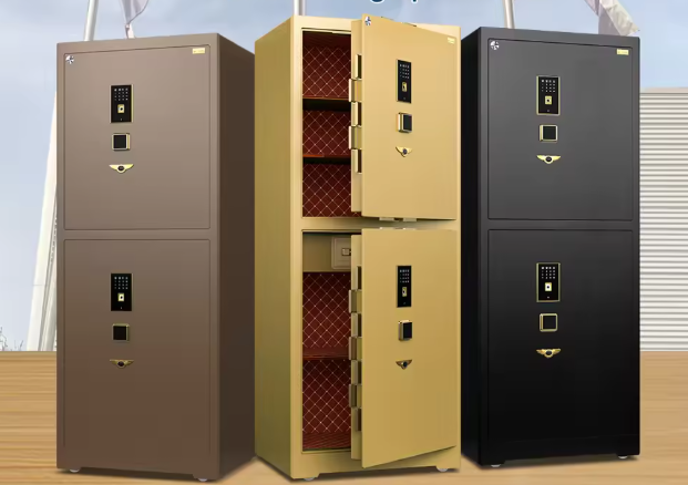 ISO Certified Digital Fingerprint Fireproof Vault Safe Box – Heavy Duty Alloy Steel Home & Office Safe