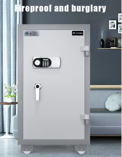 ISO Certified Fireproof Security Safe Box – Large Digital Anti-Fire & Anti-Theft Steel Vault