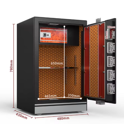 ISO Certified Luxury Fingerprint Digital Safe Box – Intelligent Solid Steel Vault