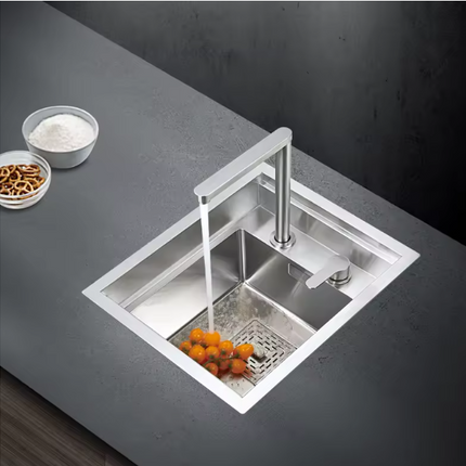 Silver Undermount 304 Stainless Steel Workstation Kitchen Sink – 680×460mm